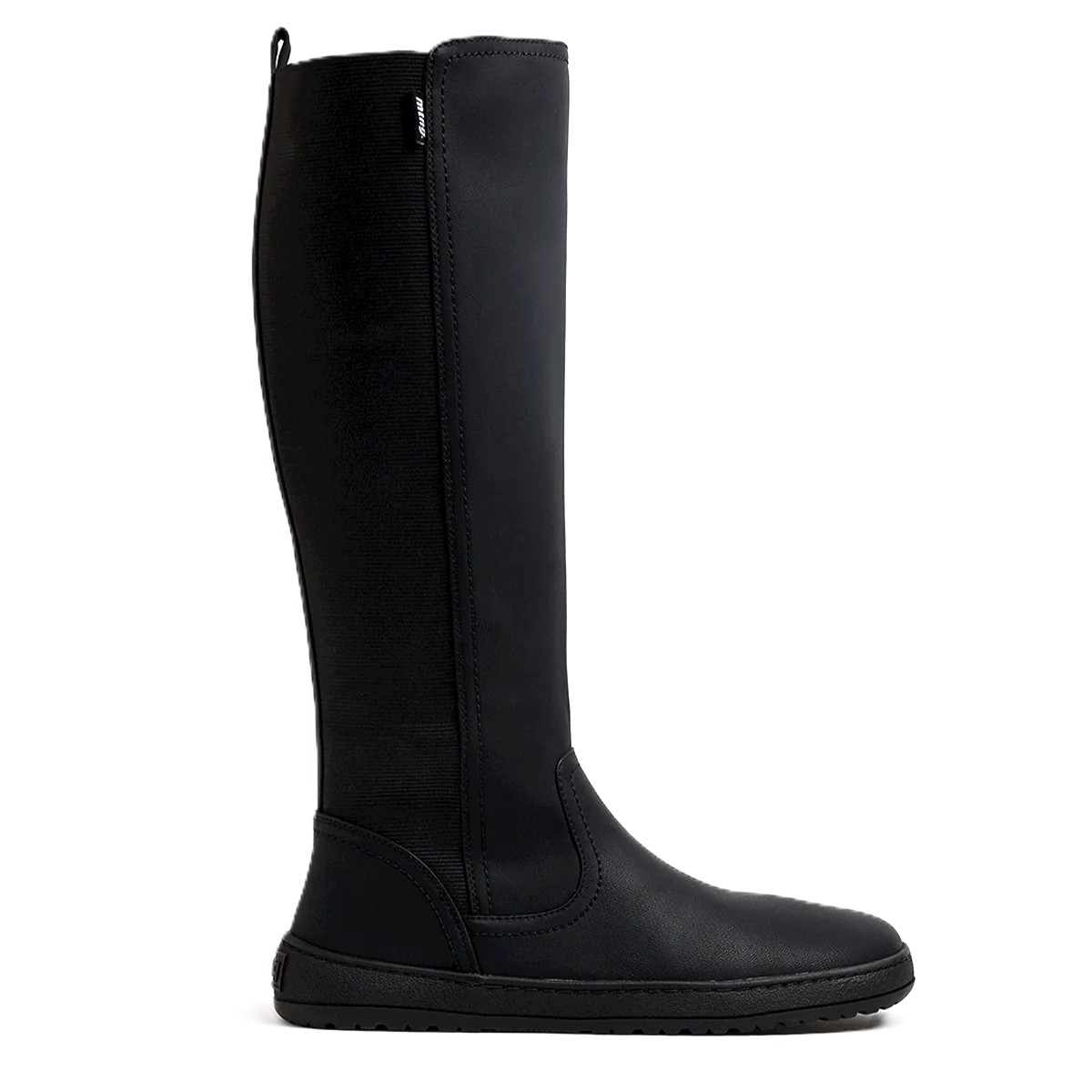 Bota alta barefoot mujer mustang free alask negro