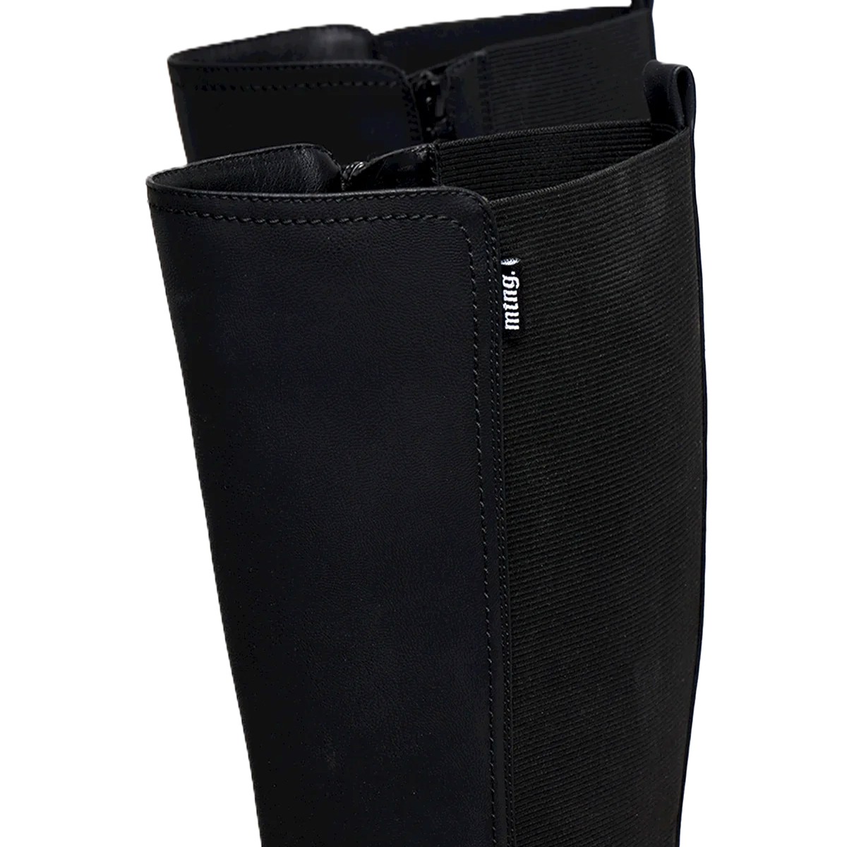 Bota alta barefoot mujer mustang free alask negro