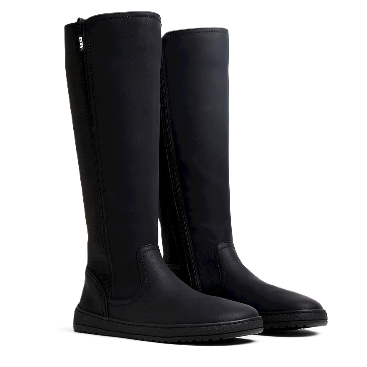 Bota alta barefoot mujer mustang free alask negro