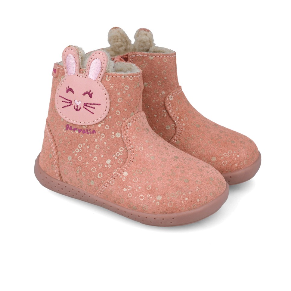 Bota barefoot bebita Garvalín 251302 Rosa - Imagen 4
