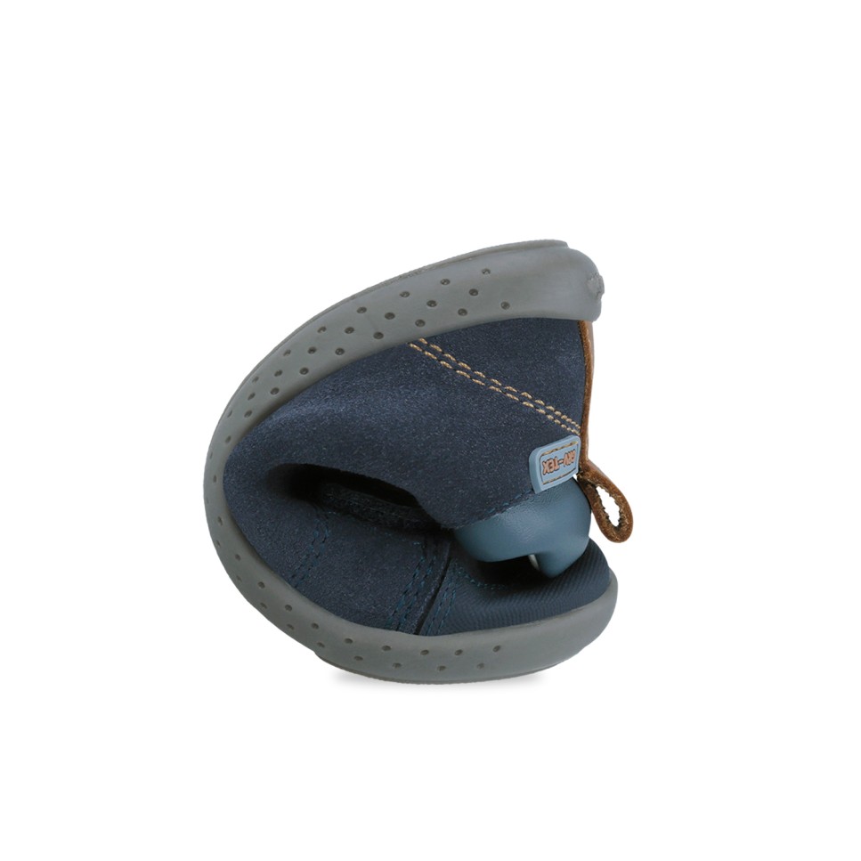 Botita Garvalin barefoot bebe azul marino