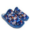 Zapatilla casa chinela Andinas gatitos azul