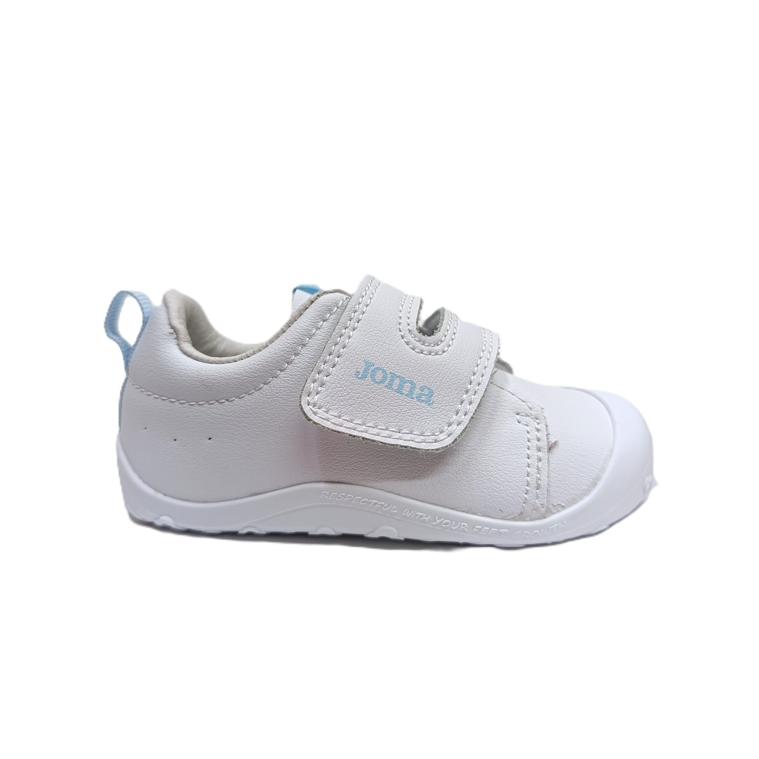 Deportiva barefoot Joma Teddy JR Blanco/Azul 61 Deportiva barefoot primeros pasos Joma Teddy blanco/azul