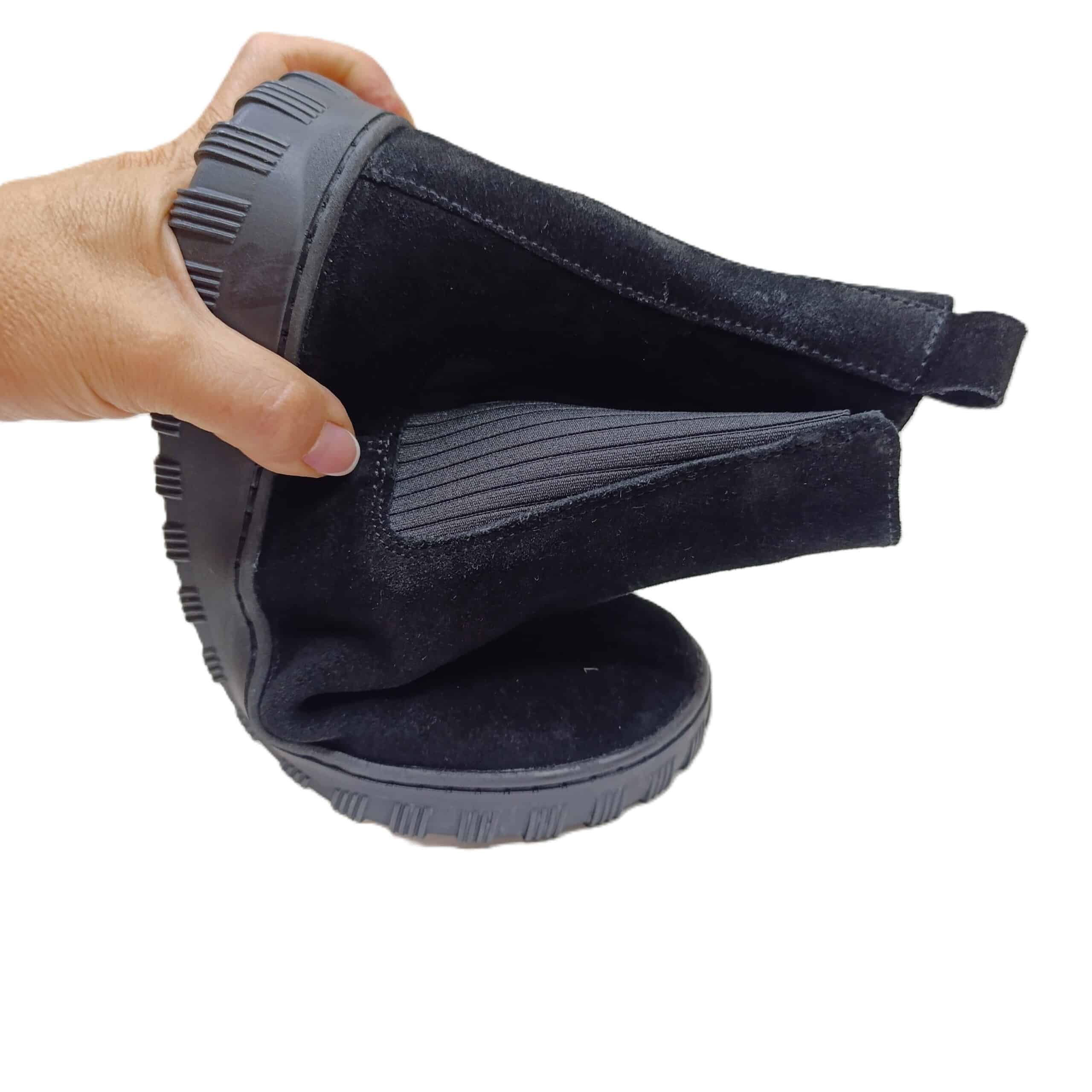 Botin barefoot mujer Blanditos Mum Alma negro