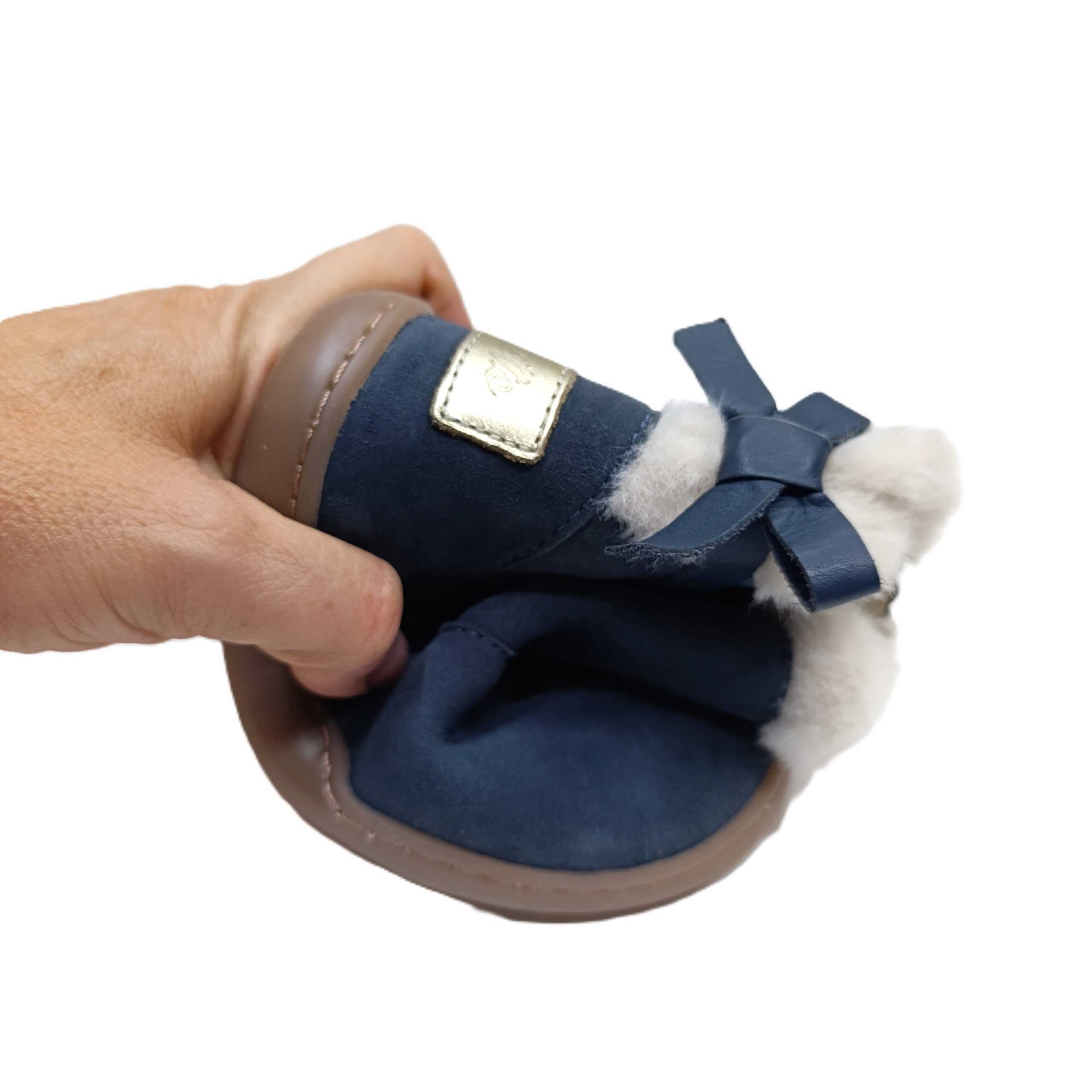 Bota barefoot Chetto piel azul