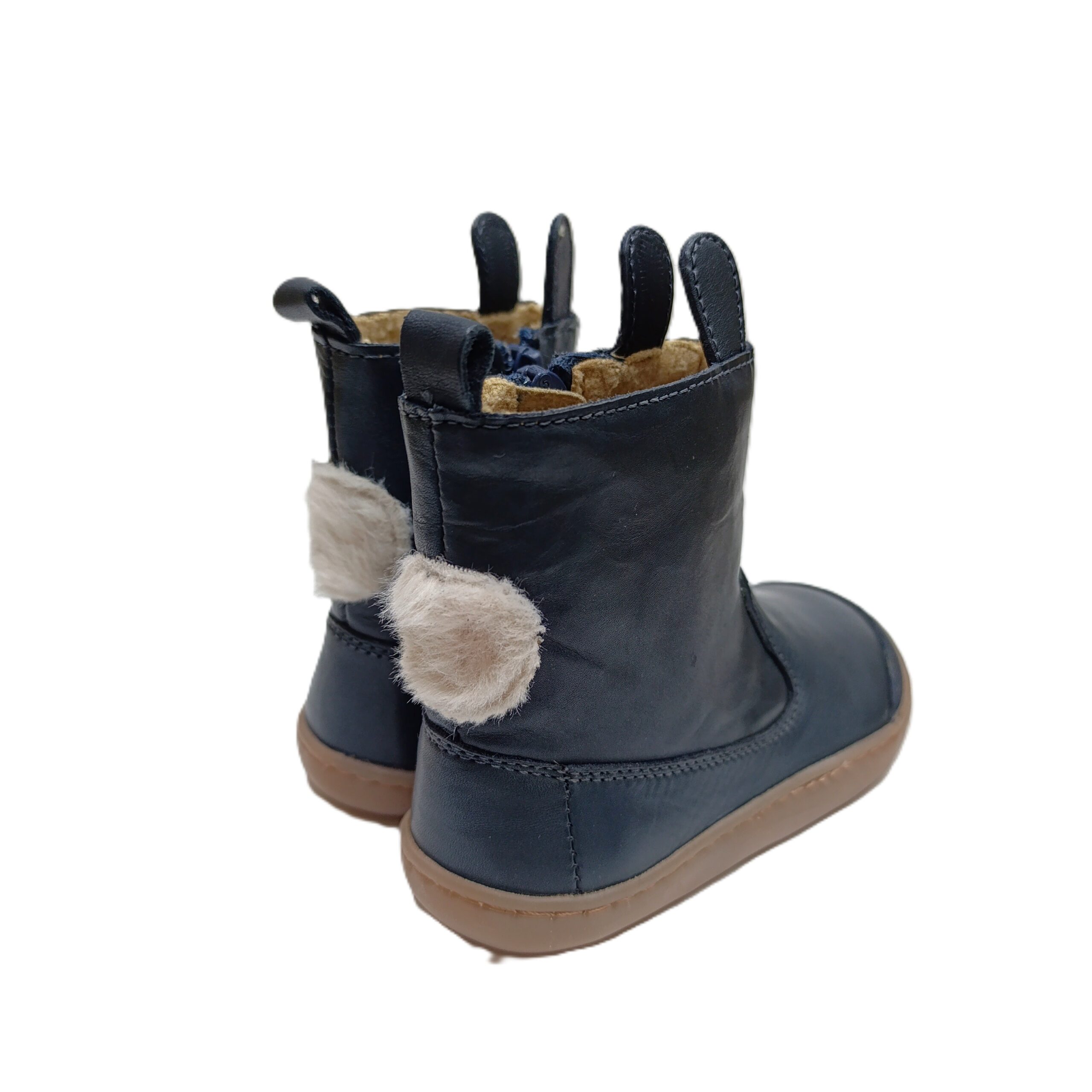 Bota barefoot Chetto piel azul conejito