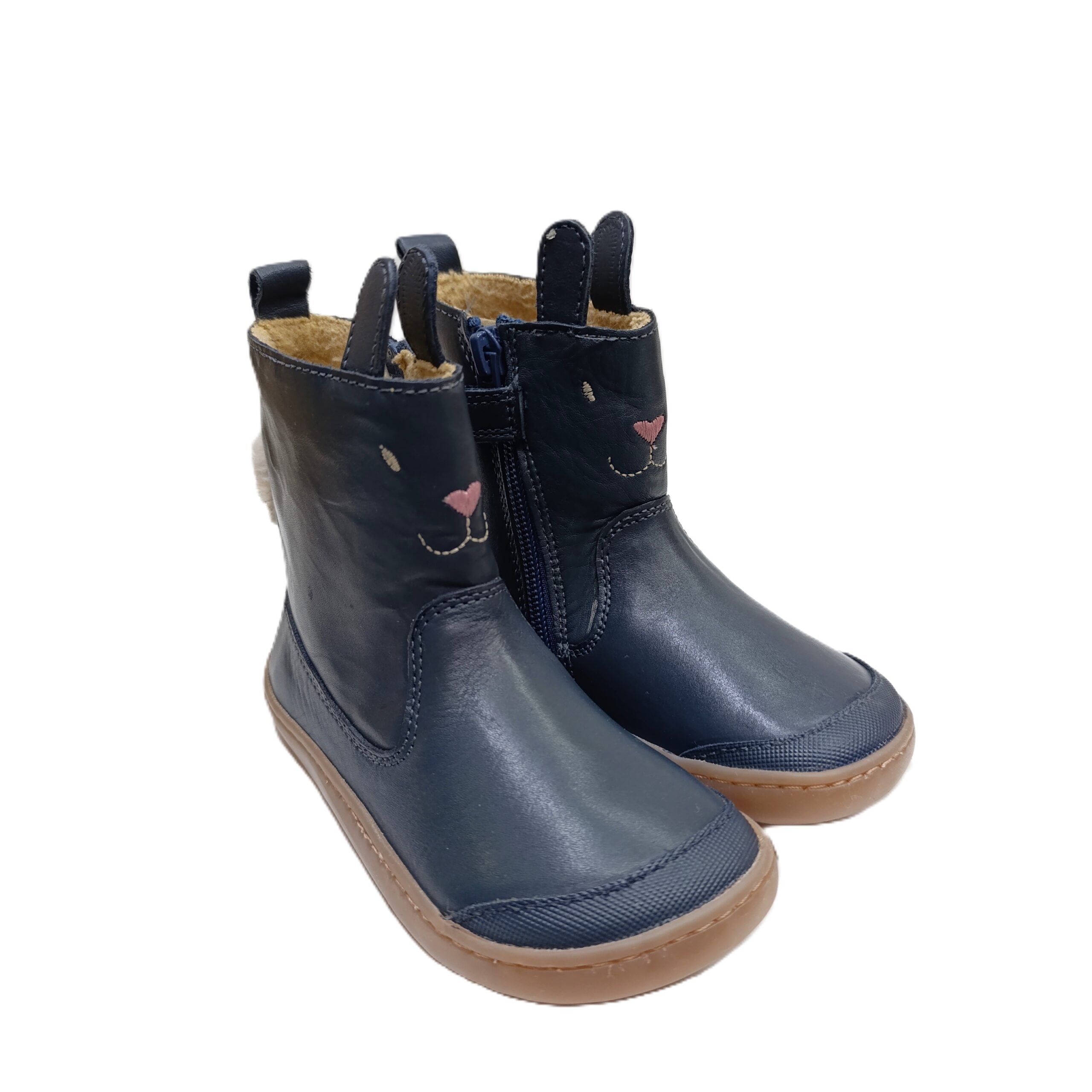 Bota barefoot Chetto piel azul conejito