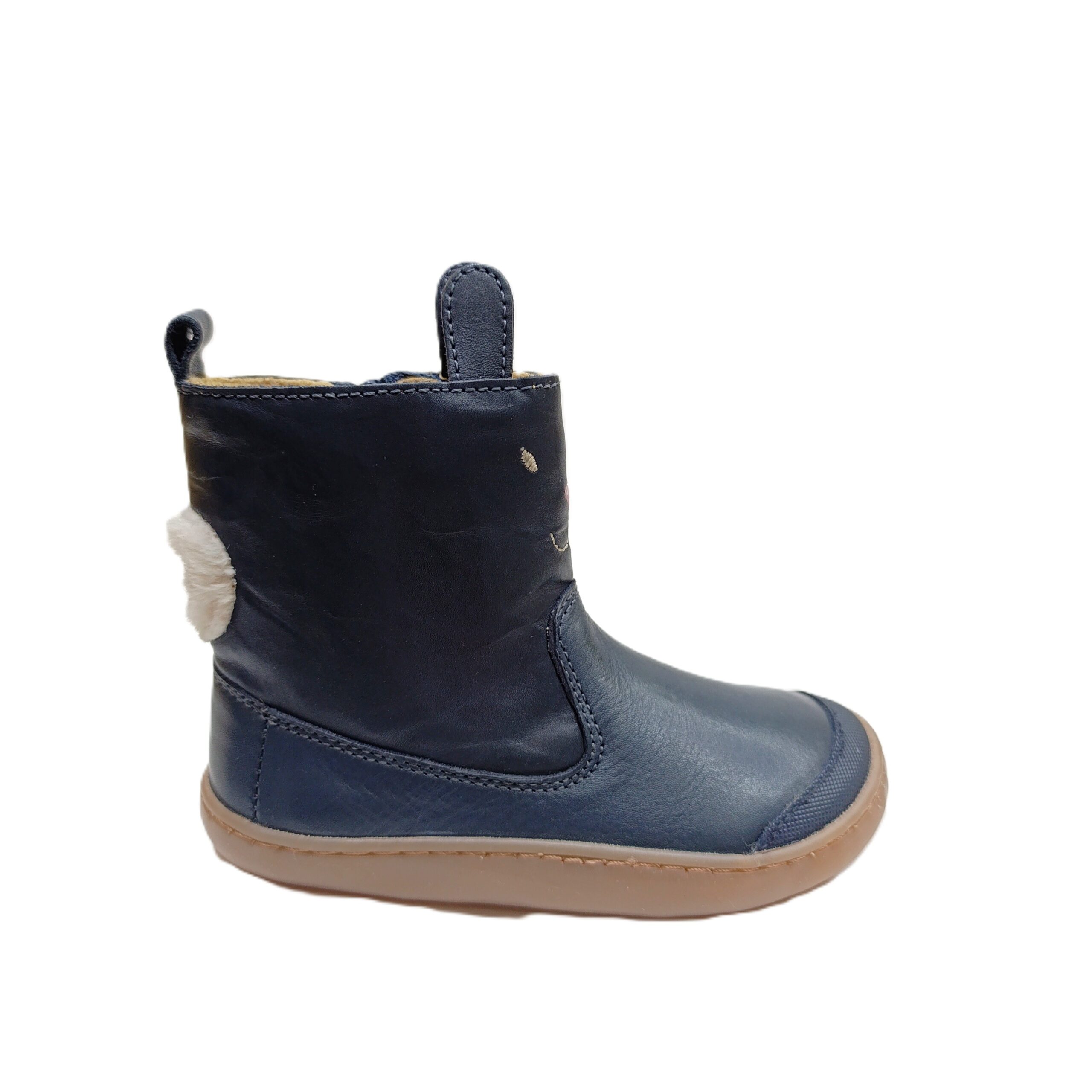 Bota barefoot Chetto piel azul conejito