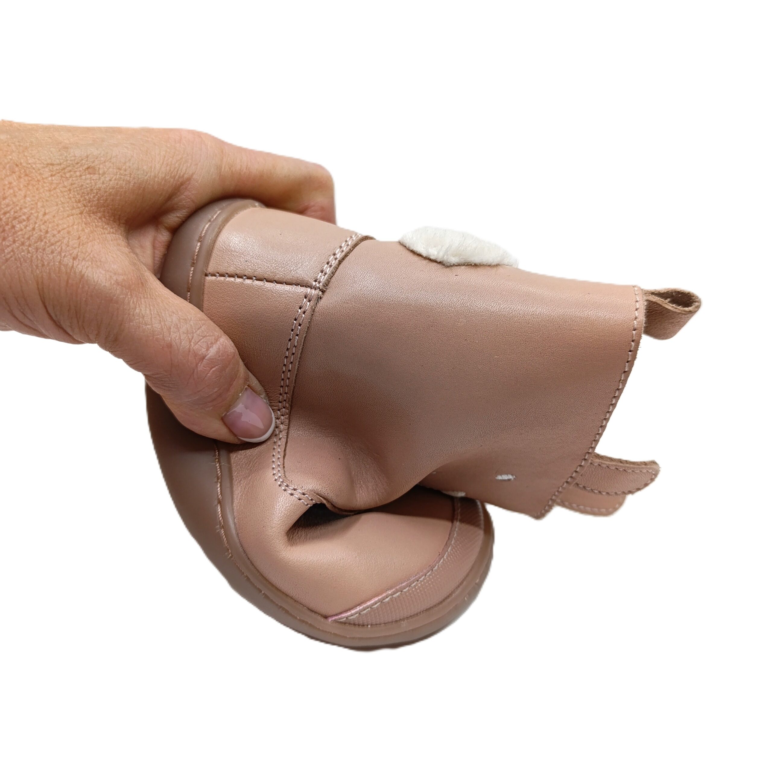 Bota barefoot Chetto piel rosa conejito