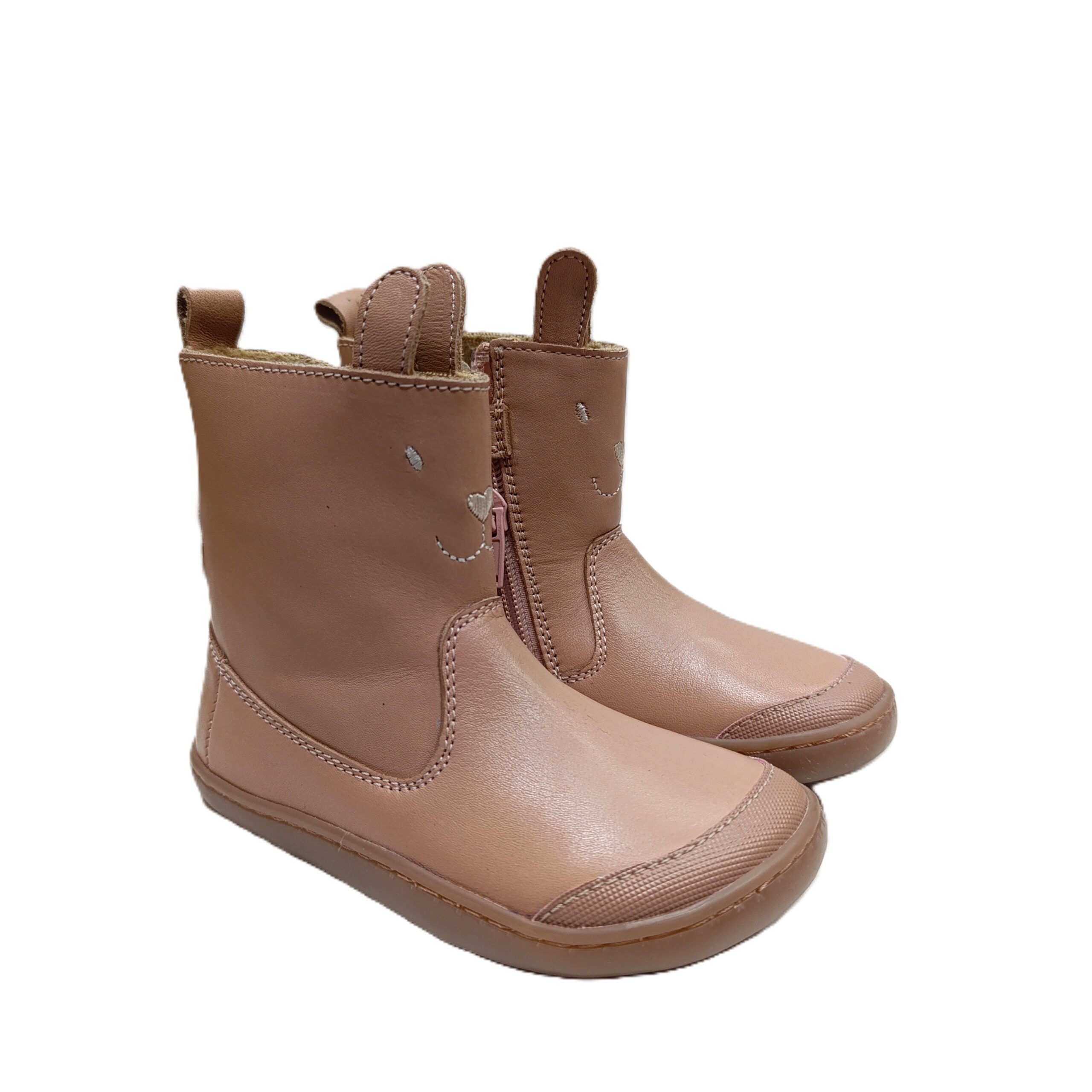 Bota barefoot Chetto piel rosa conejito