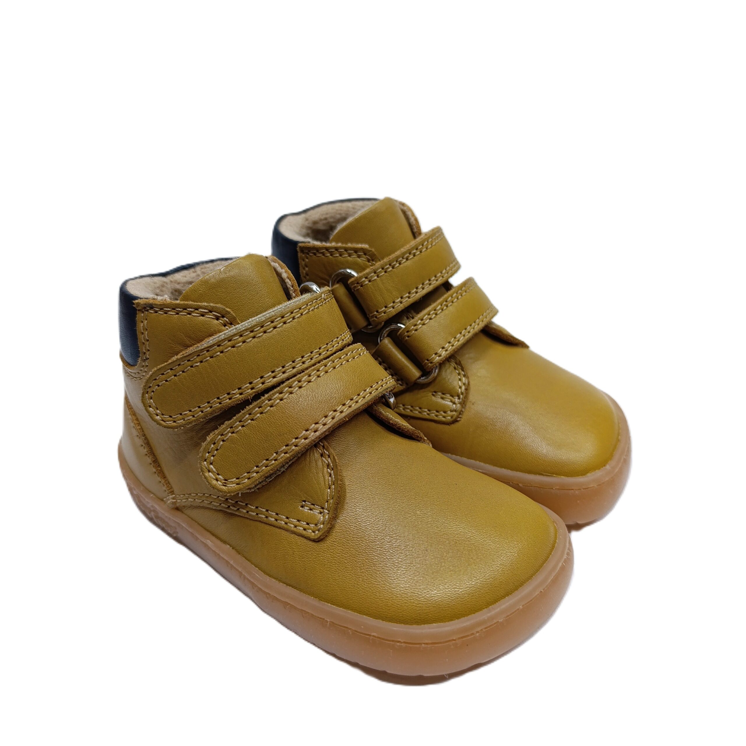 Botita barefoot piel primeros pasos Chetto camel