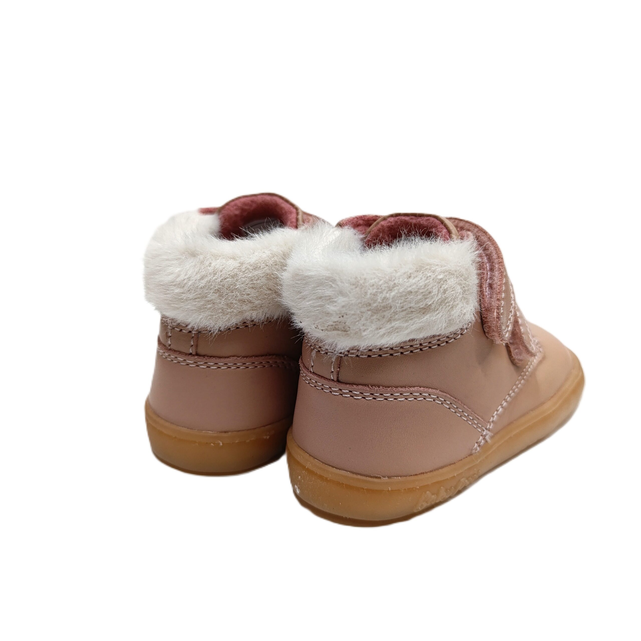 Botita barefoot piel primeros pasos Chetto rosa
