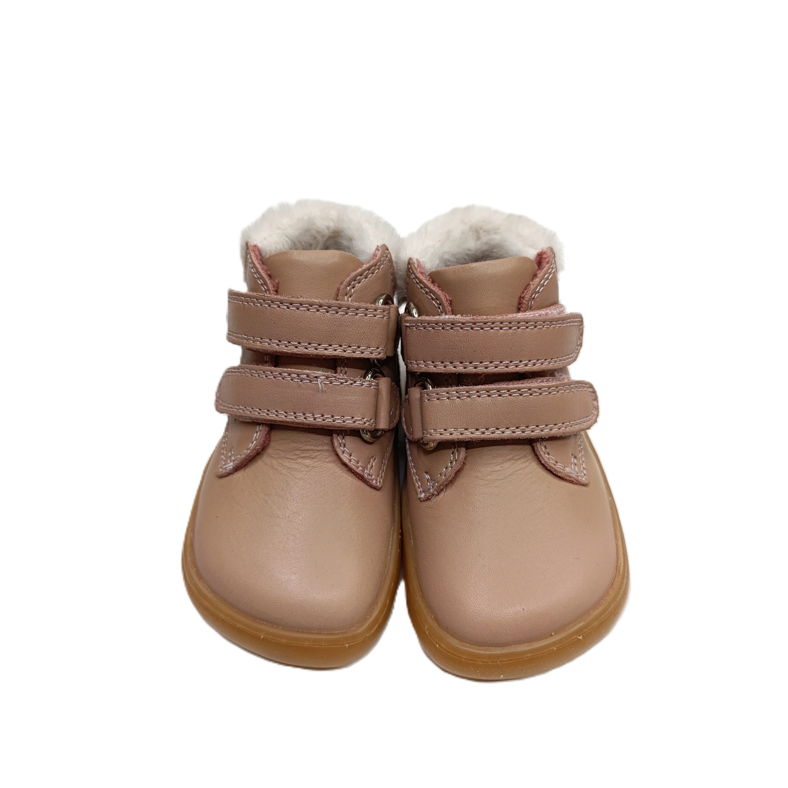 Botita barefoot piel primeros pasos Chetto rosa