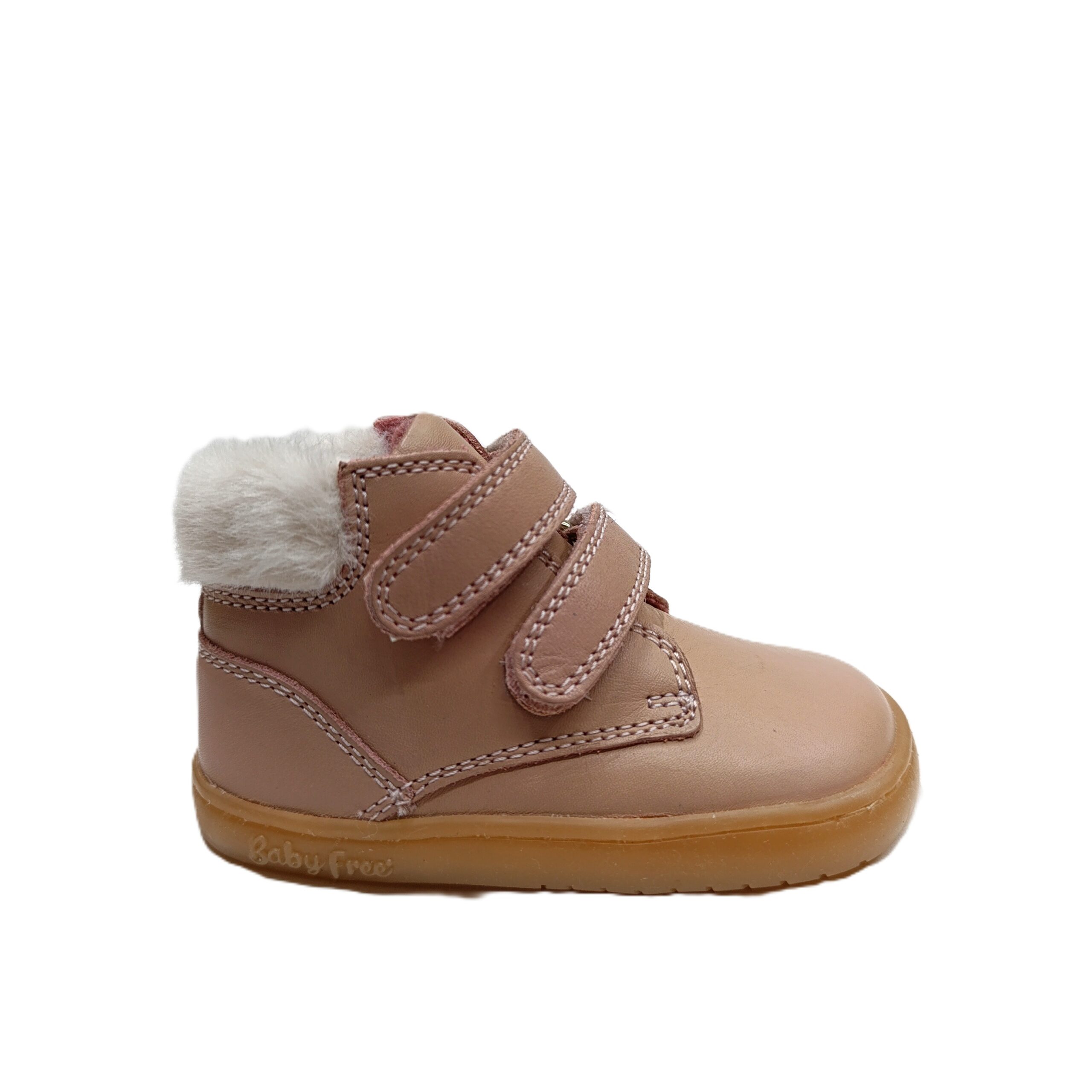 Botita barefoot piel primeros pasos Chetto rosa