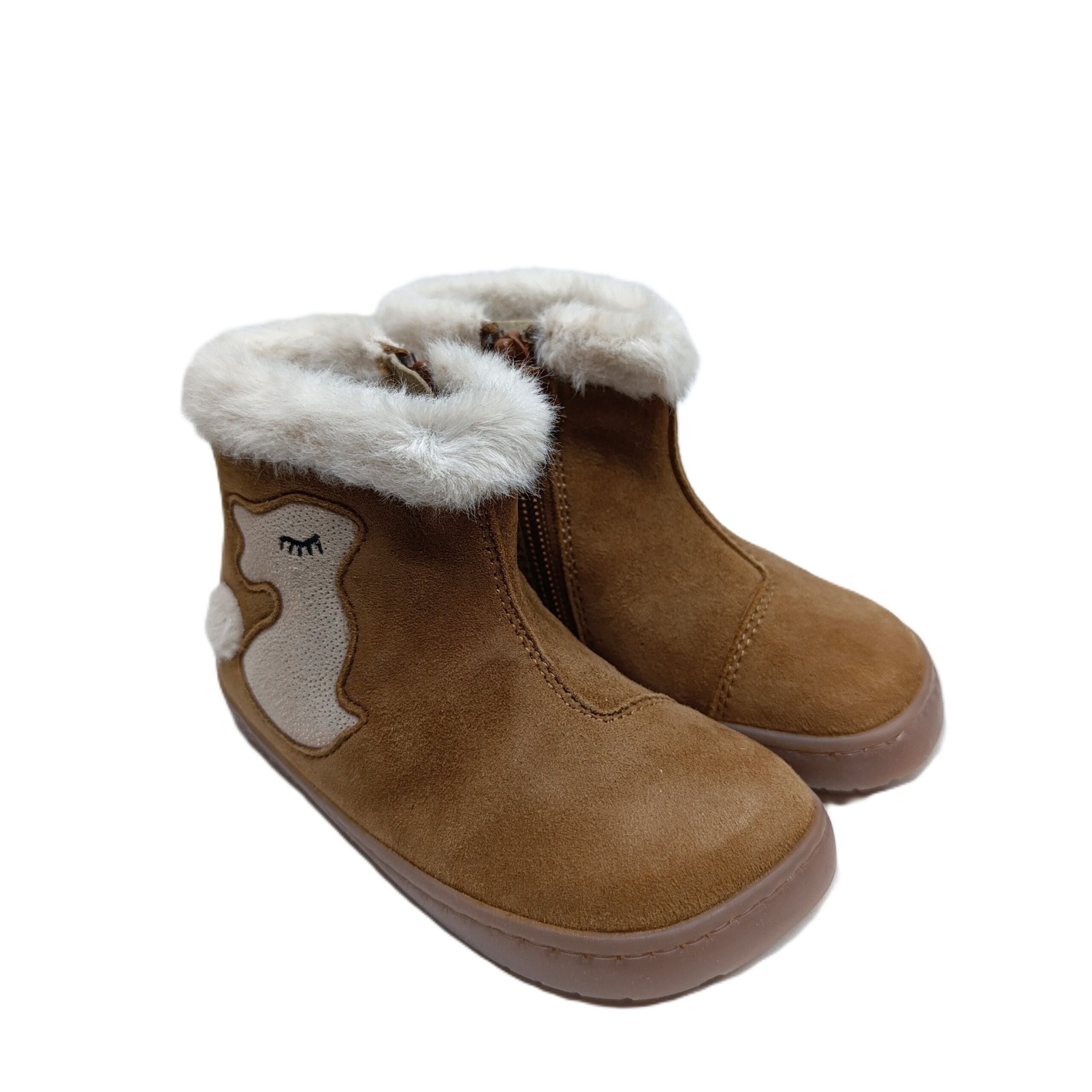 Bota barefoot niños chetto conejito camel