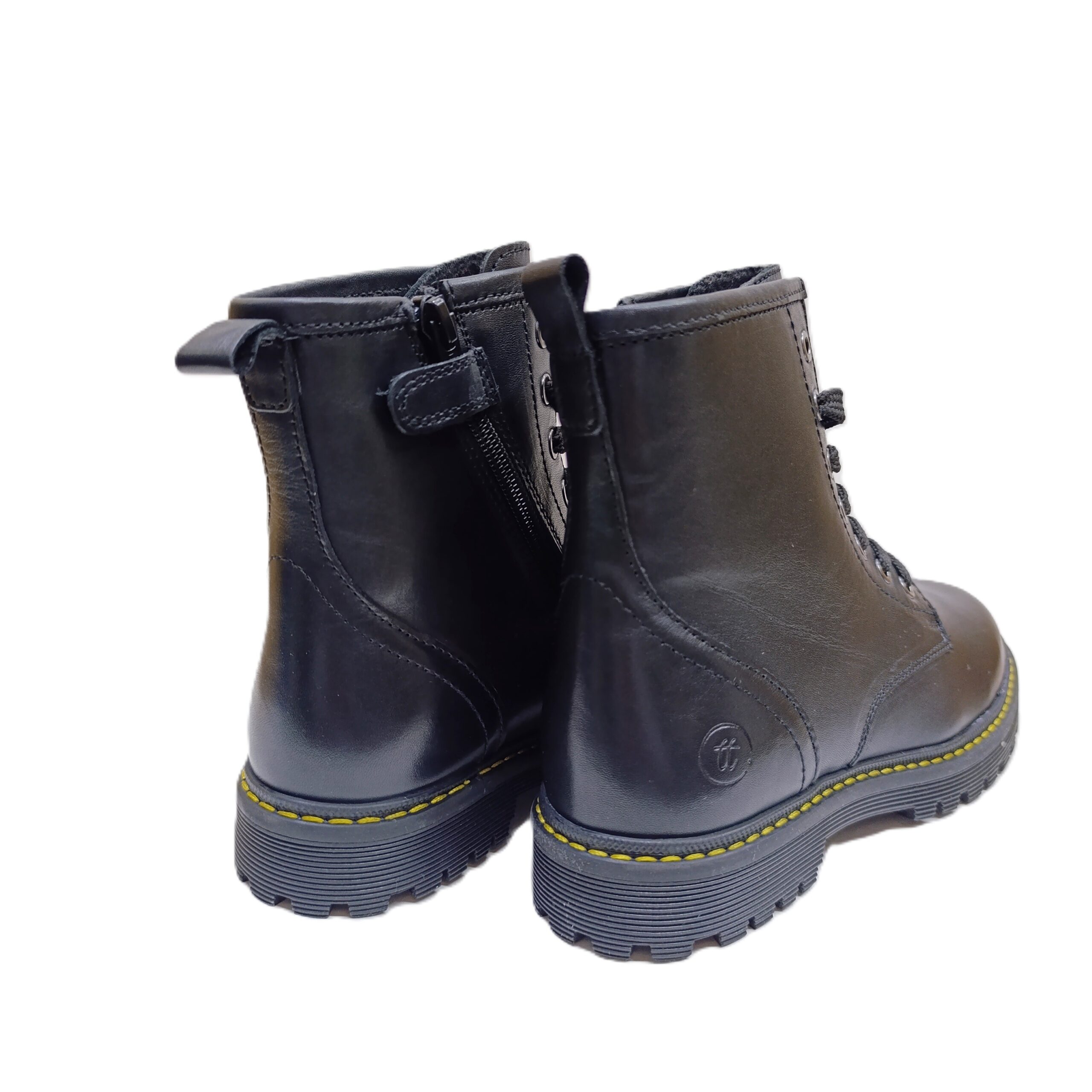 Bota militar piel negro Chetto