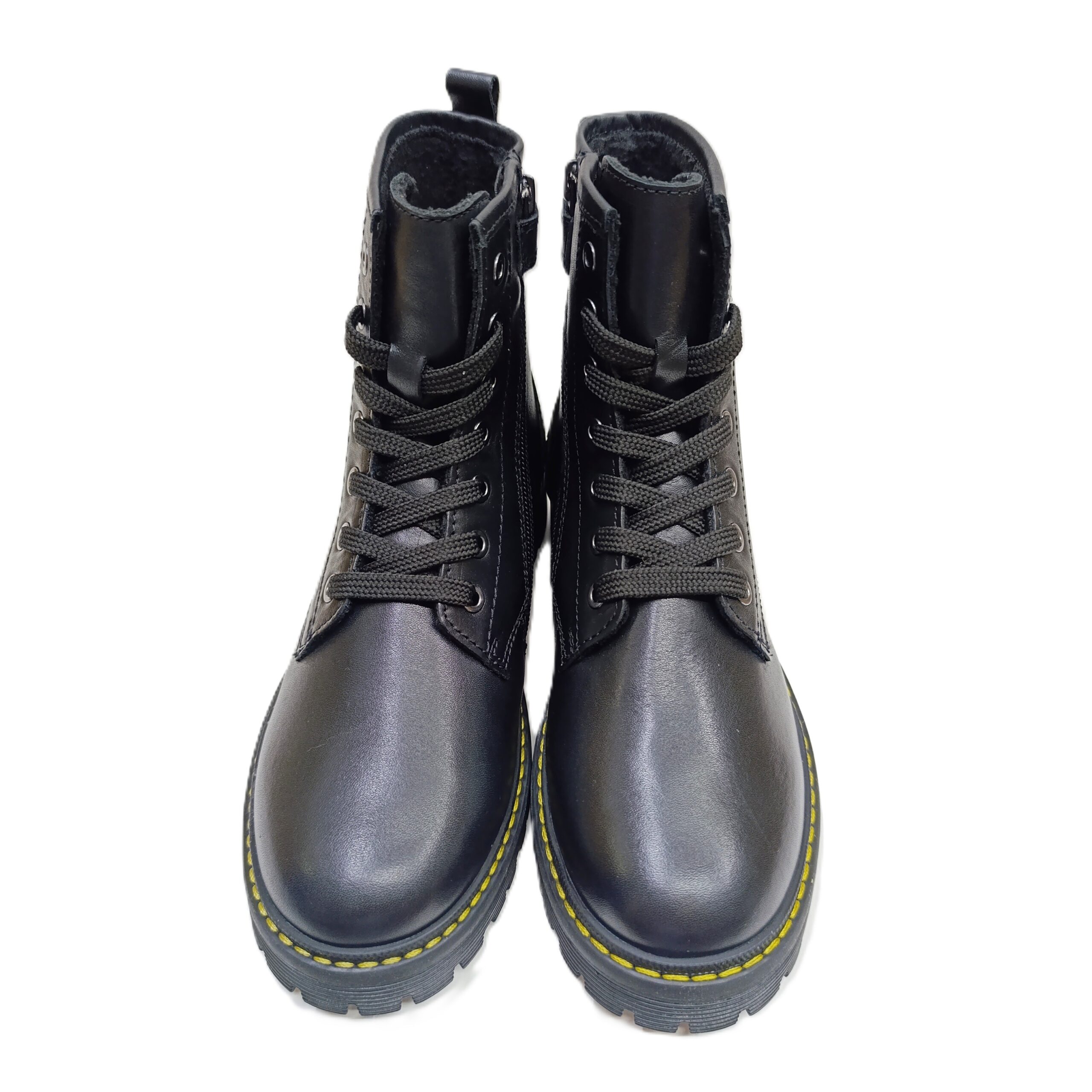 Bota militar piel negro Chetto