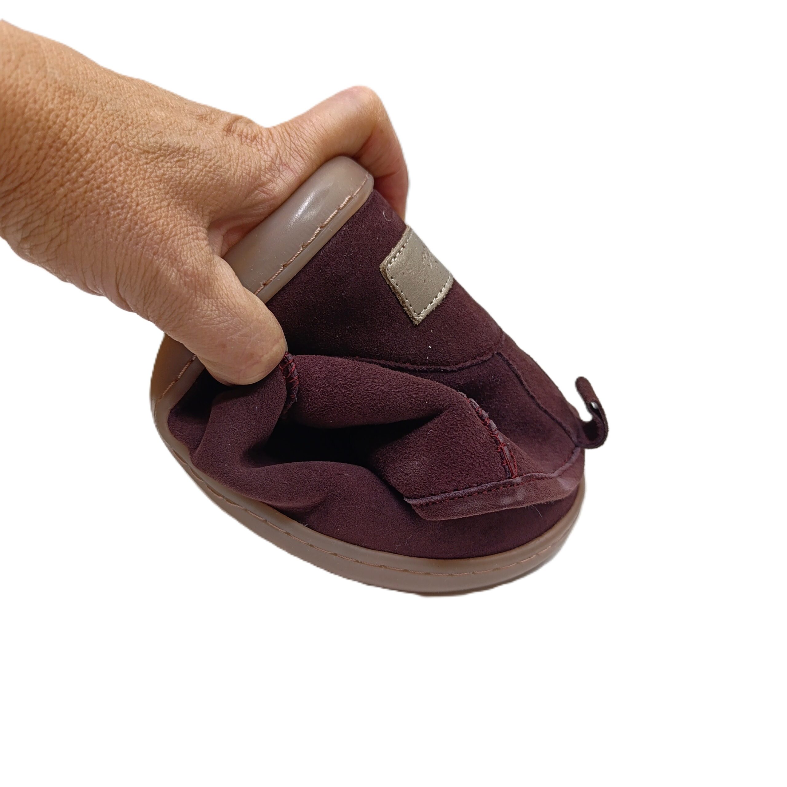 Bota barefoot Chetto serraje burdeos mujer