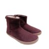 Bota barefoot Chetto serraje burdeos mujer