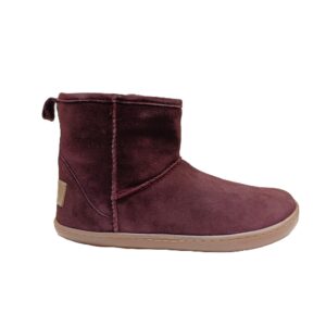 Bota barefoot Chetto serraje burdeos mujer