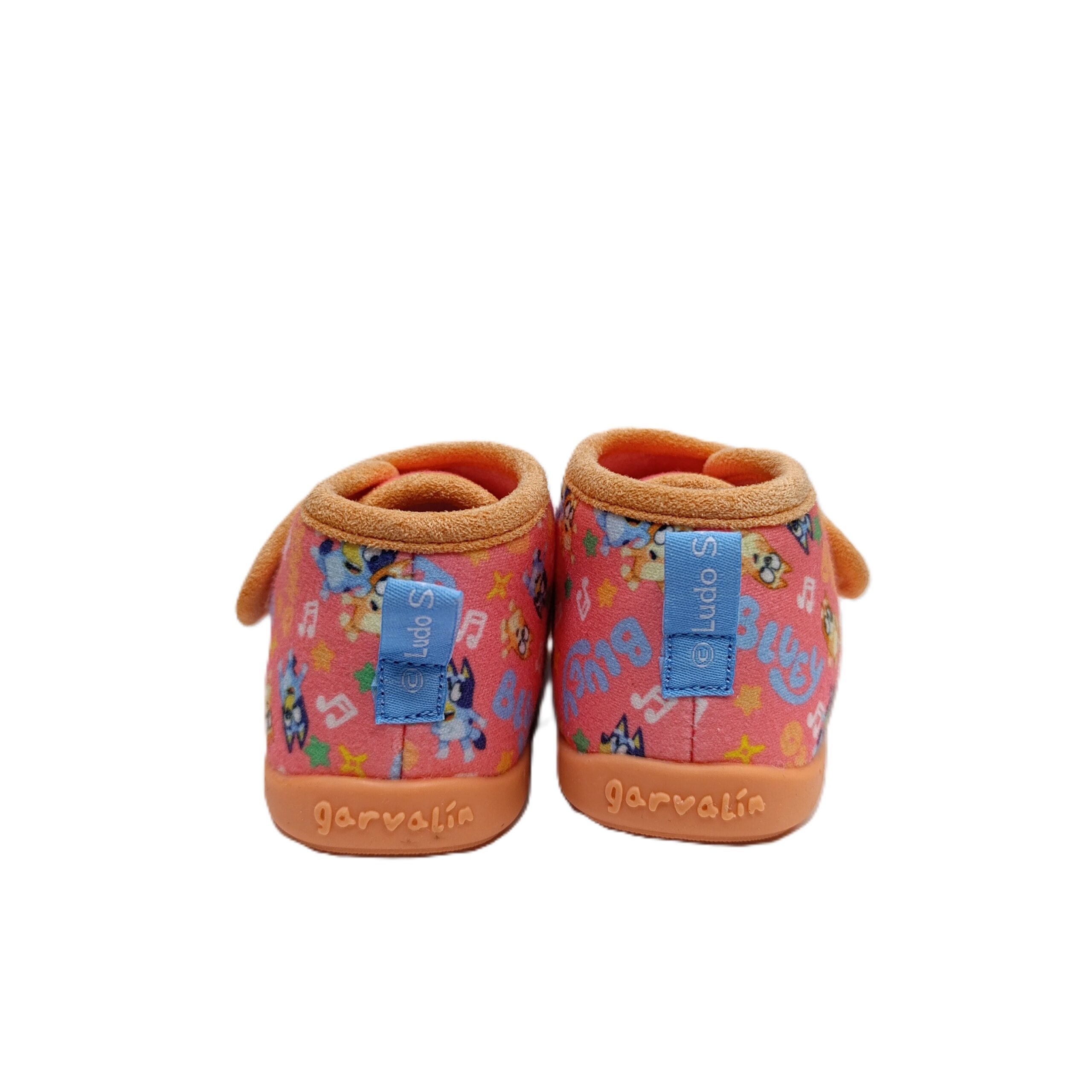 Zapatilla casa barefoot Garvalin Bluey coral