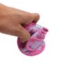 Zapatilla casa barefoot corazones lila