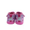Zapatilla casa barefoot corazones lila