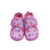 Zapatilla casa barefoot corazones lila