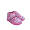 Zapatilla casa barefoot corazones lila