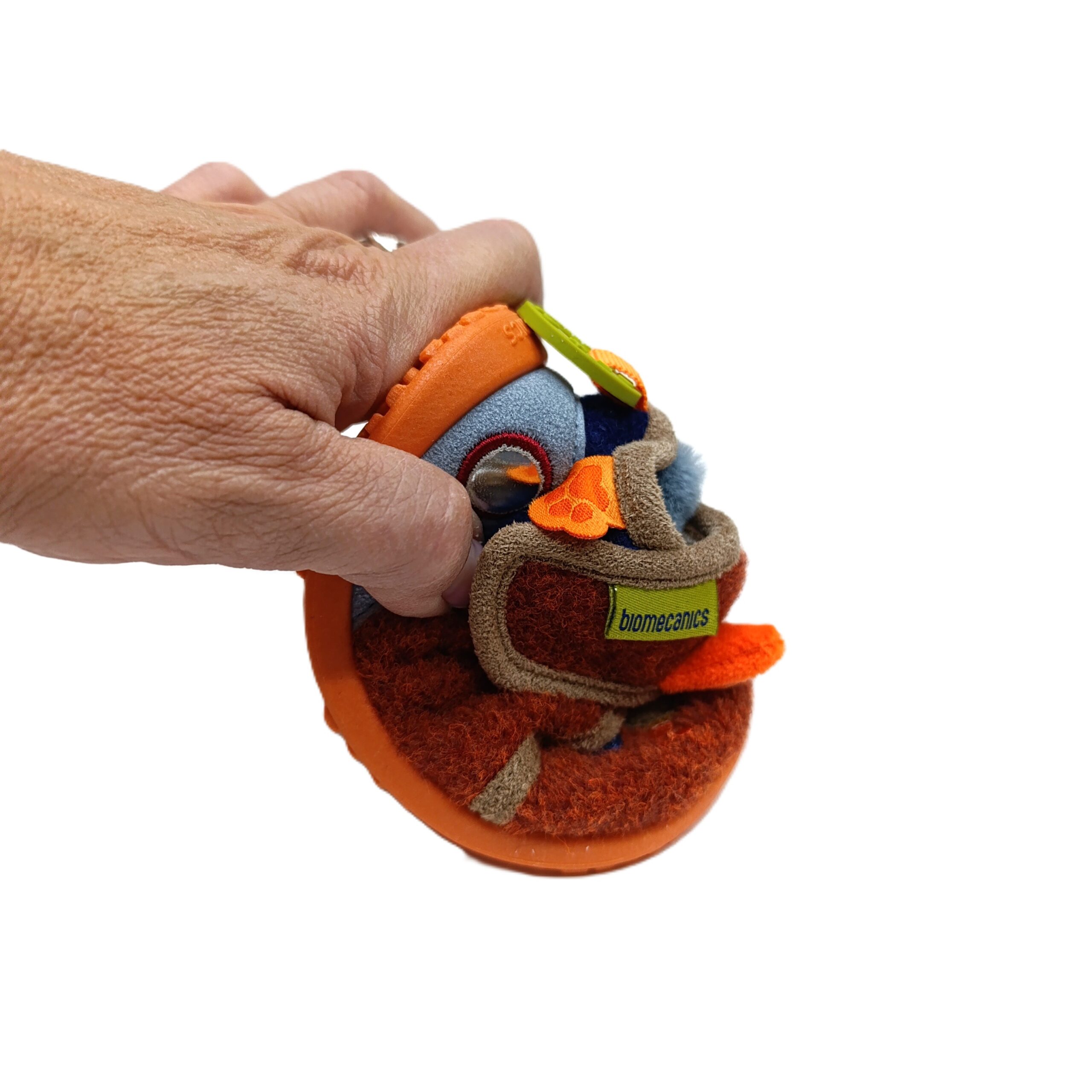 Zapatilla barefoot biomecanics dibujos naranja