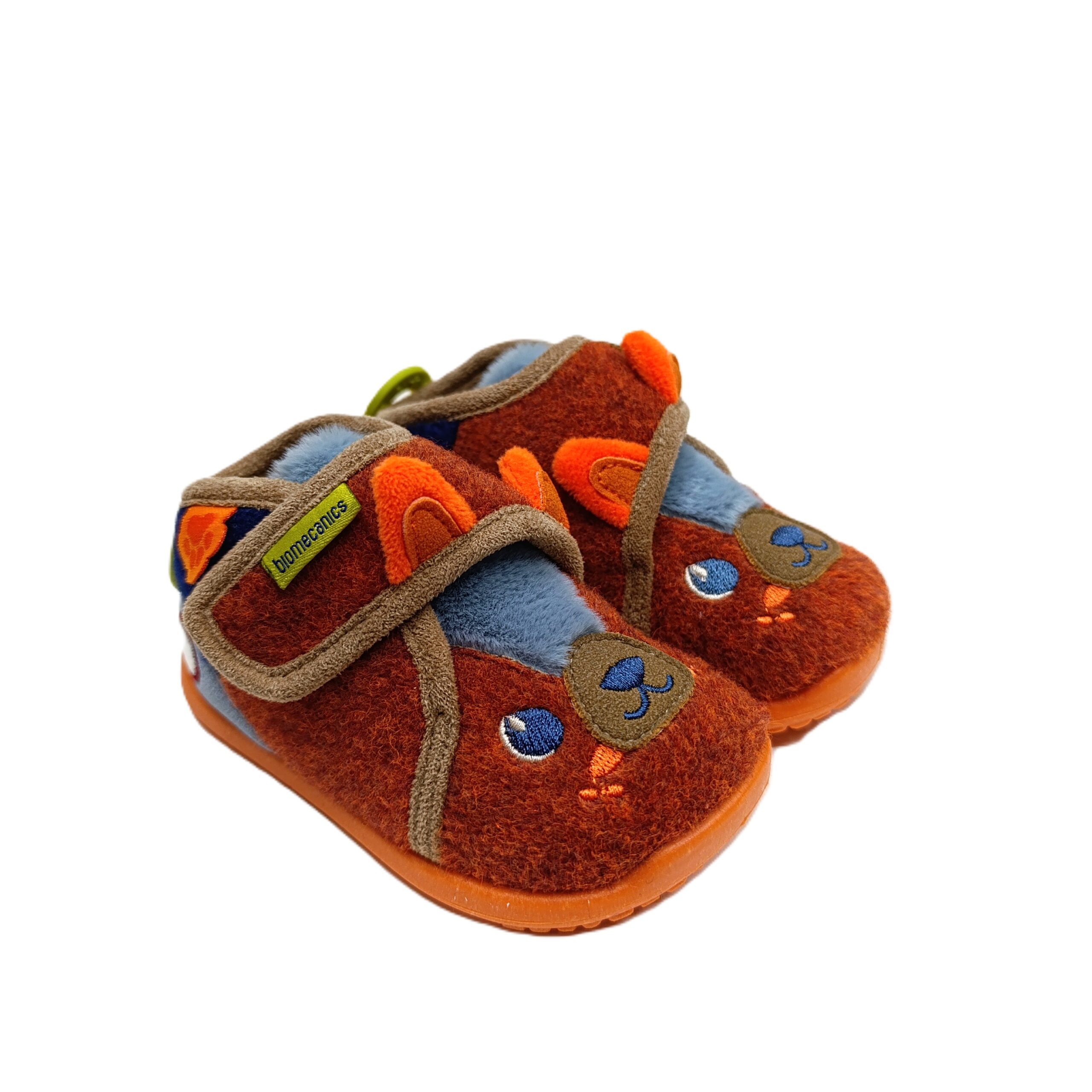 Zapatilla barefoot biomecanics dibujos naranja