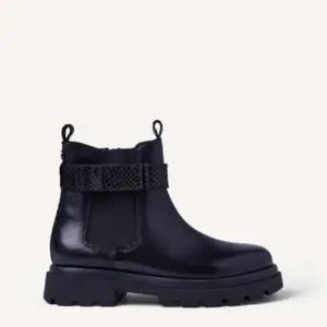 Bota piel Gioseppo lazo negro