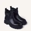 Bota piel Gioseppo lazo negro