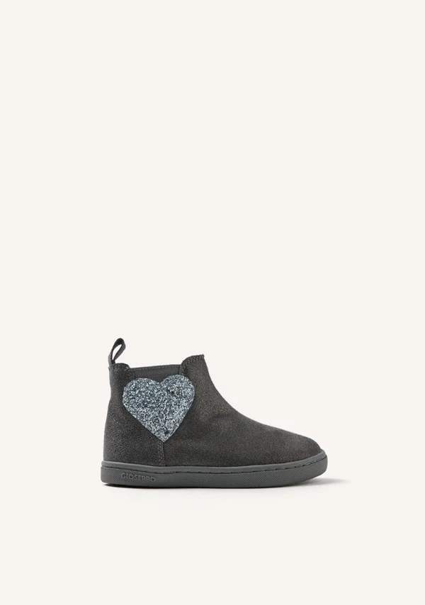 Botin barefooot GIoseppo corazon gris