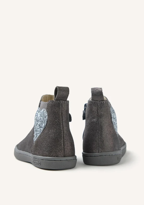 Botin barefooot GIoseppo corazon gris
