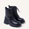 Bota militar Gioseppo niña negro