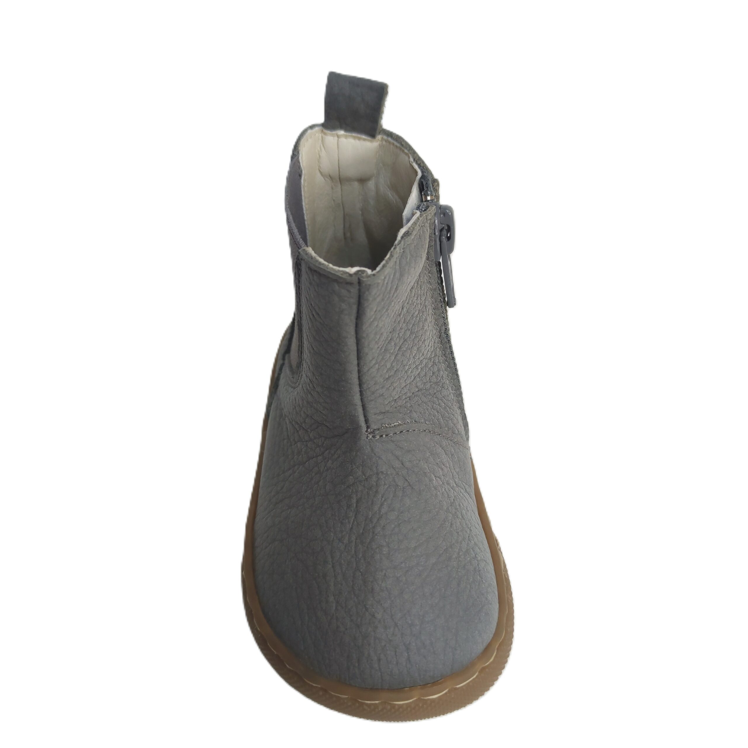 Bota barefoot Pepa Ribera primeros pasos gris