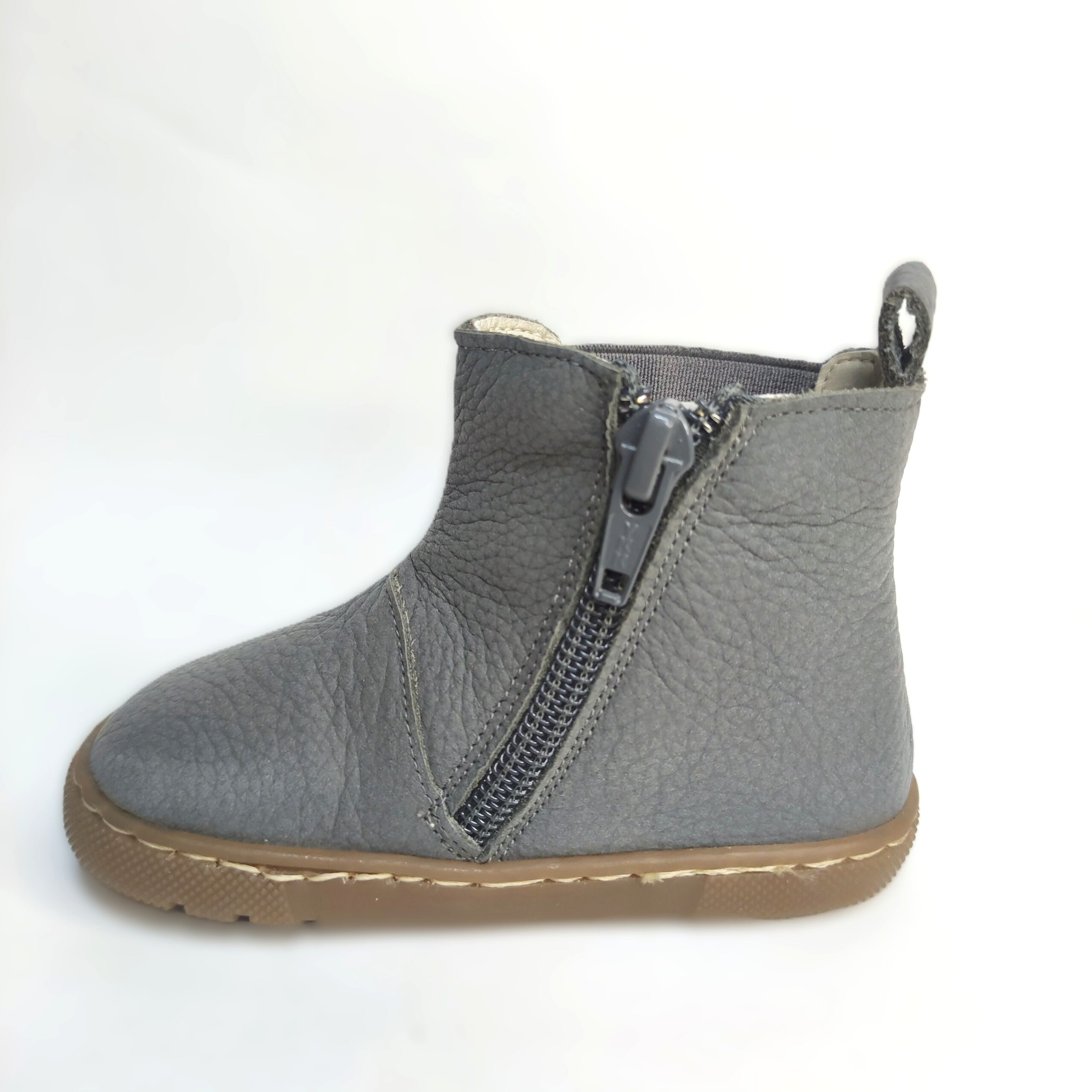 Bota barefoot Pepa Ribera primeros pasos gris