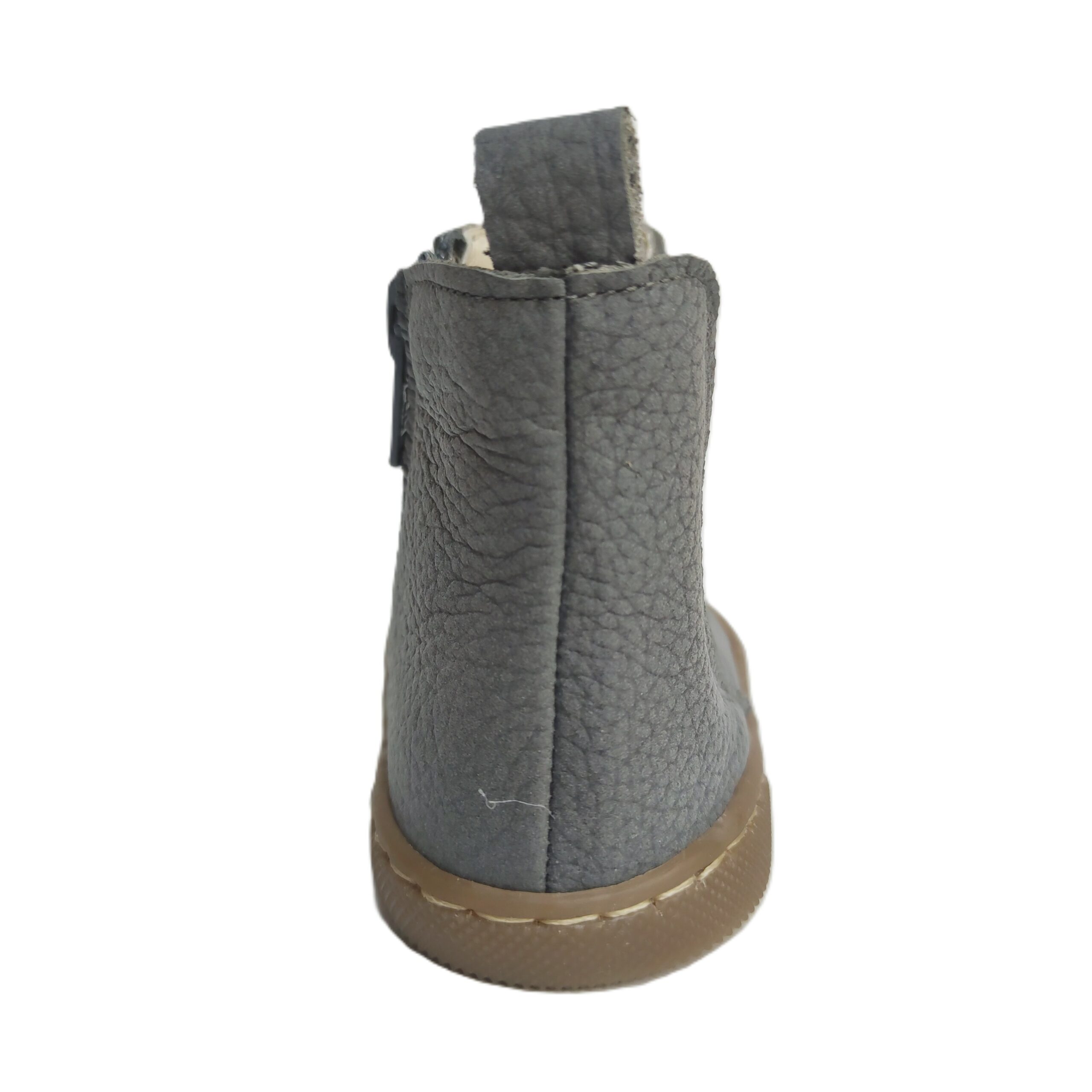Bota barefoot Pepa Ribera primeros pasos gris