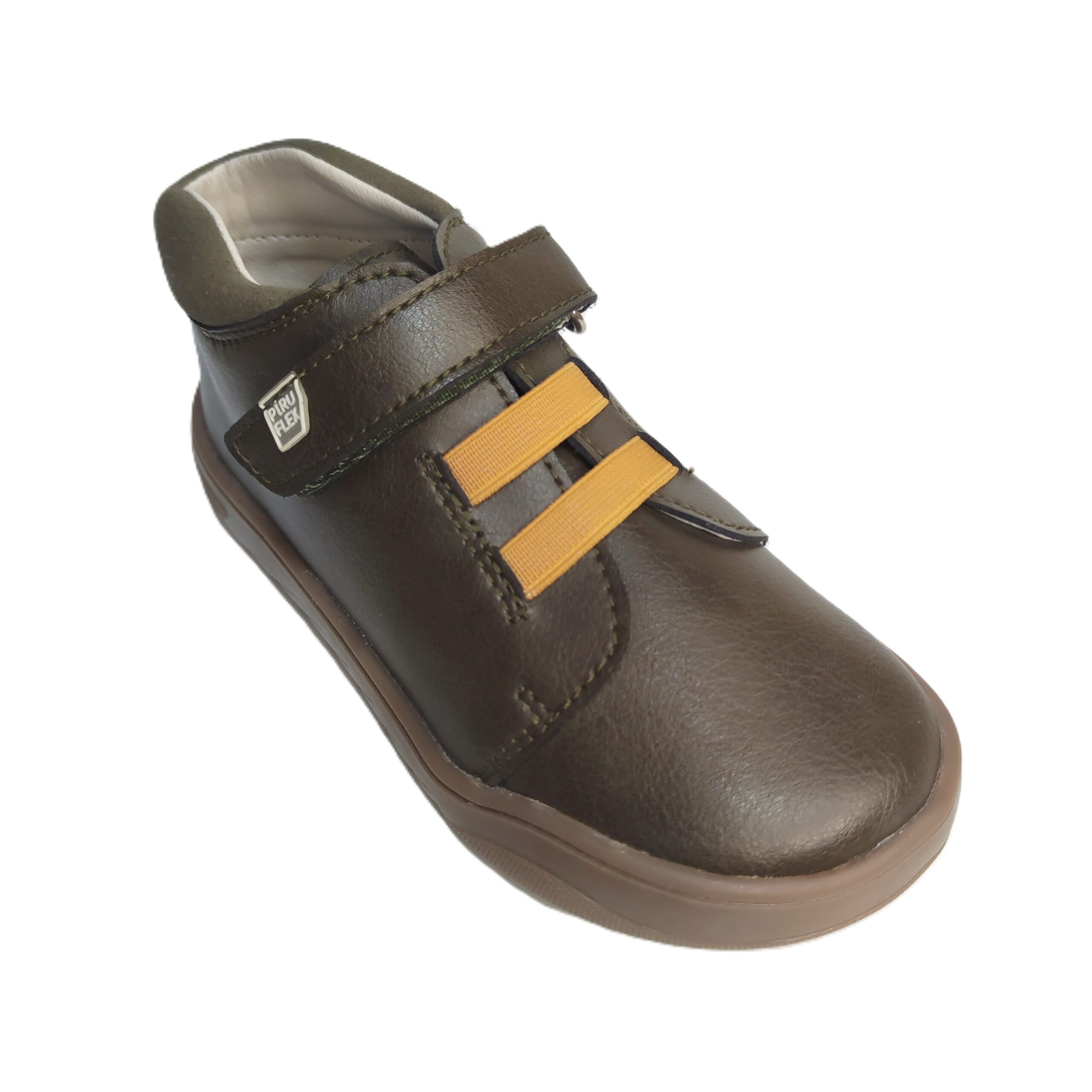 Bota barefoot Piruflex niño kaki