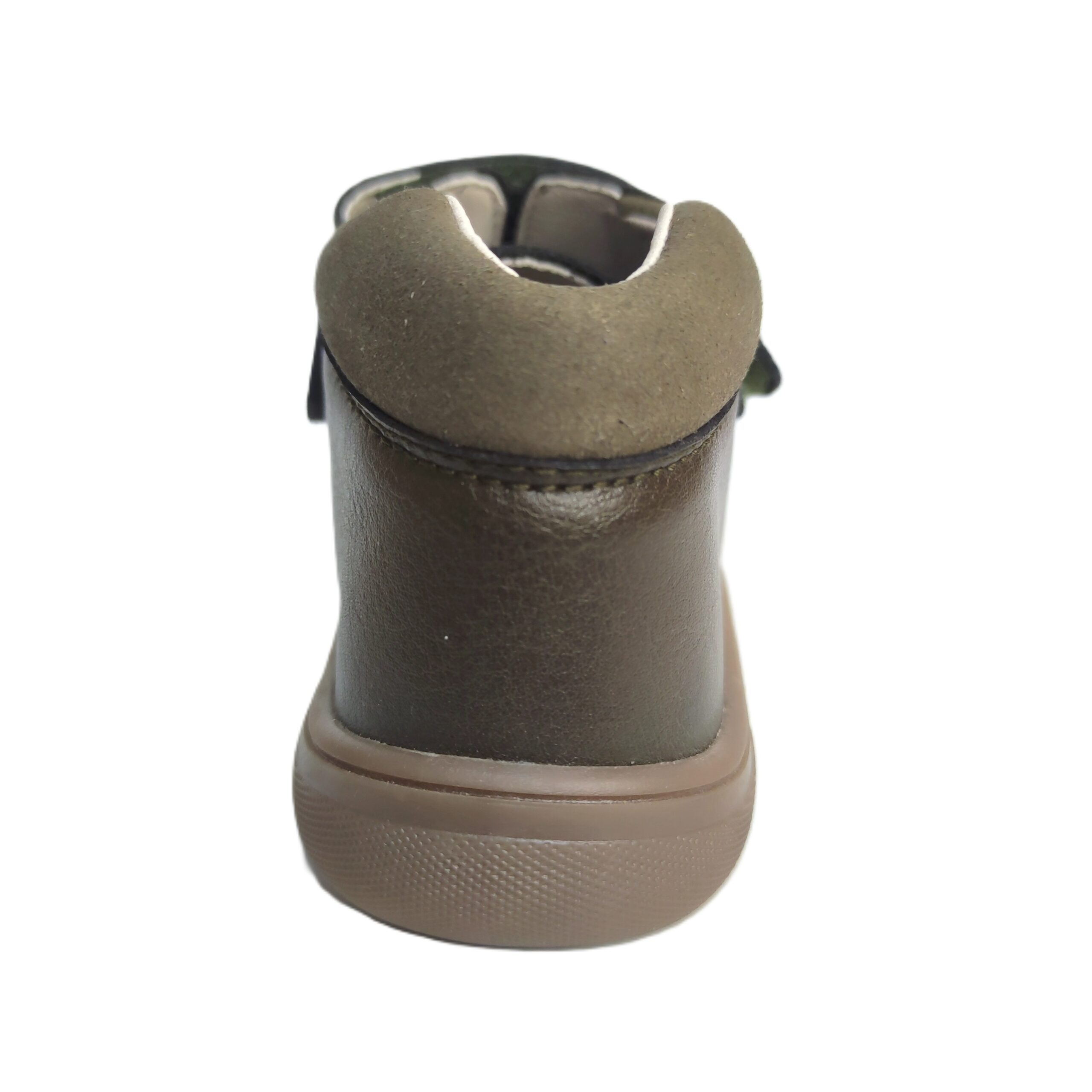 Bota barefoot Piruflex niño kaki