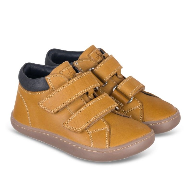 Botin barefoot chetto niño piel camel