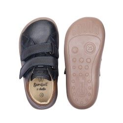 Botín barefoot piel chetto azul marino