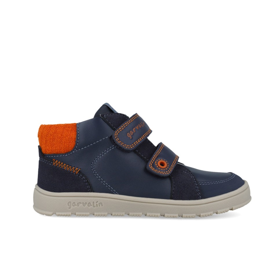 Bota barefoot niño Garvalín azul