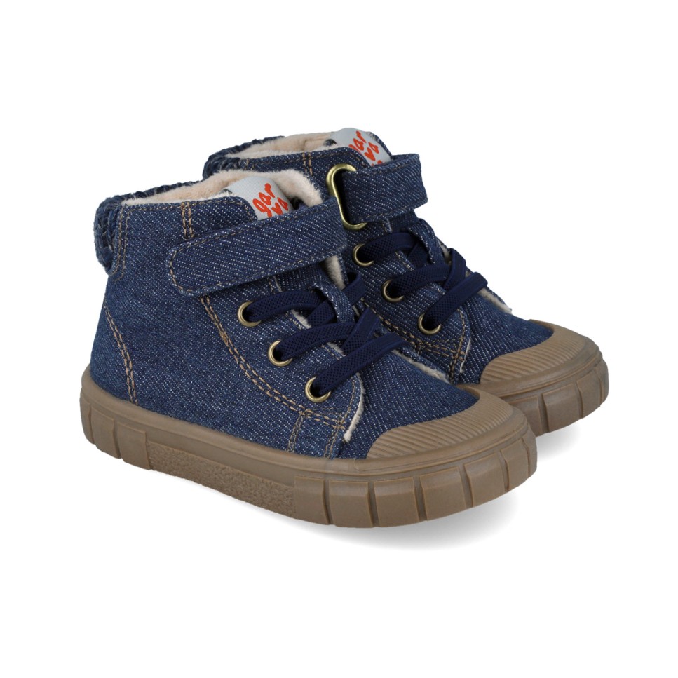 Botín barefoot Garvalín niños jeans