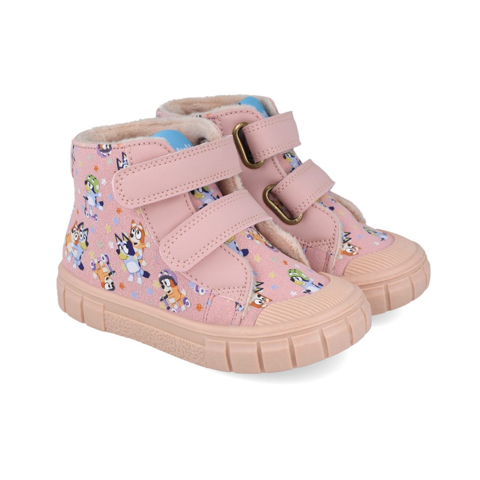 Bota barefoot Garvalín Bluey rosa