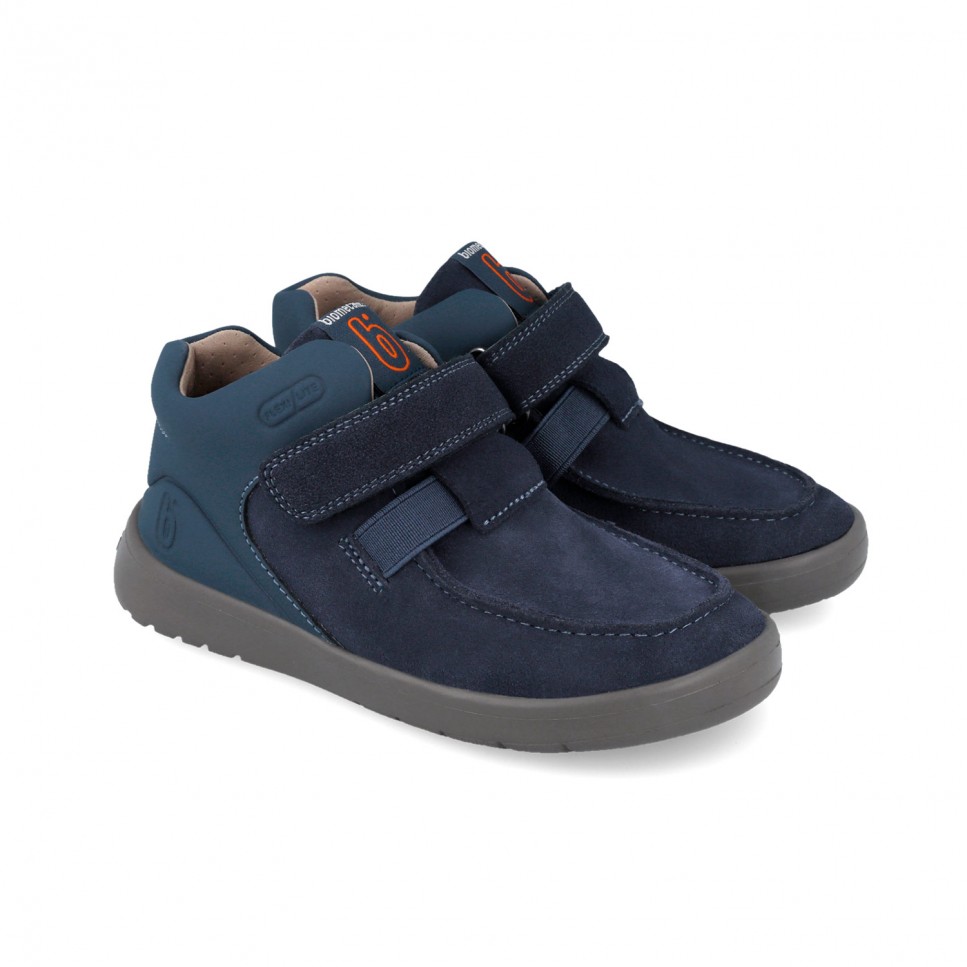 Botín barefoot biomecanics niño azul marino