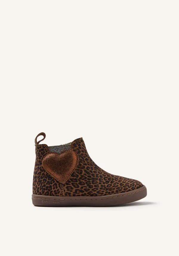 Botin bareoot Gioseppo leopardo corazon